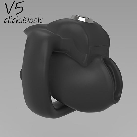 2023 New HT-V5 Click&Lock Chastity Set - Adult Toys