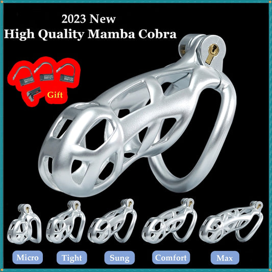 2023 New ABS Mamba Cobra Chastity Cage - High Quality