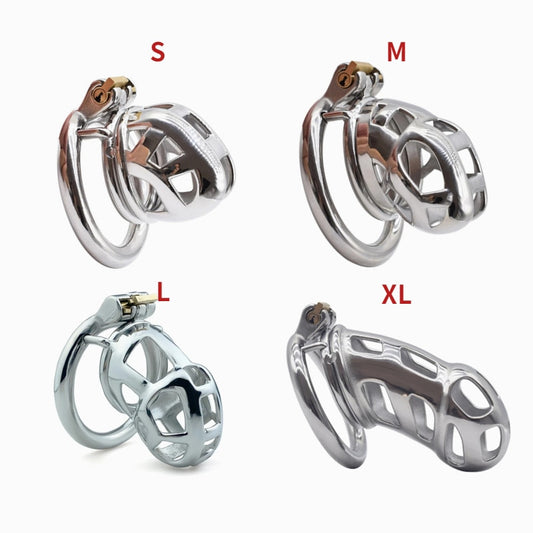 2023 New Cobra Chastity Cage - Metal Penis Rings Lock
