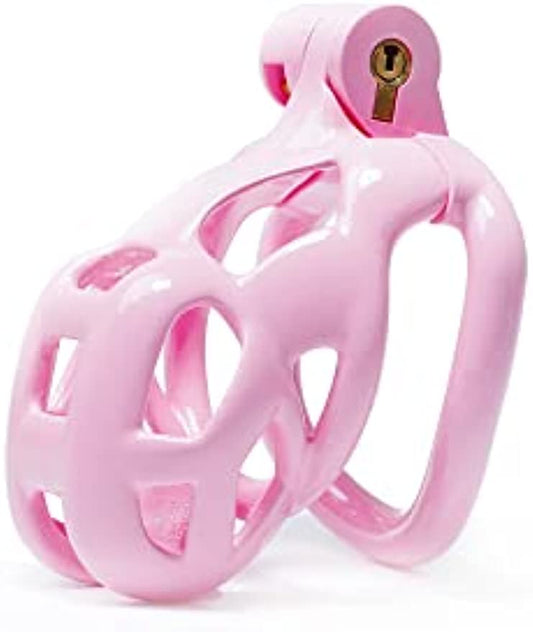 Cobra Tight Male Chastity Cage with Lock & 4 Resin Rings