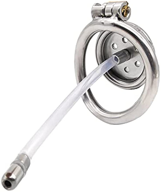 Male Metal Chastity with Catheter L-45mm