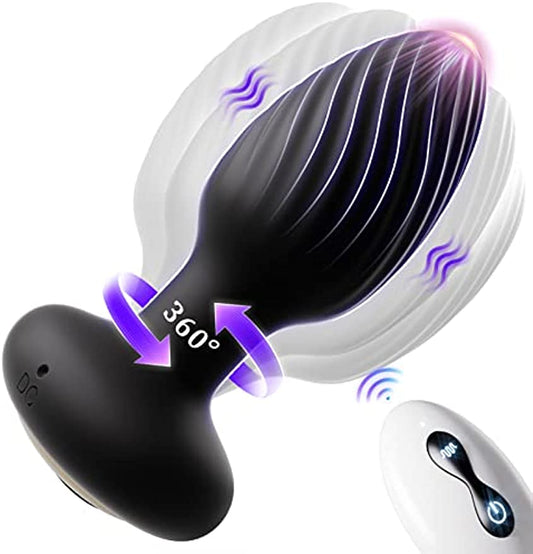 Prostate Massager Vibrator - Remote Control - 9 Modes - Anal Plug