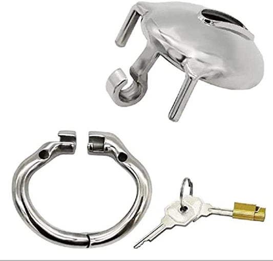 40mm Flat Steel Male Chastity
