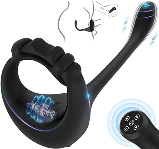 Buzzing Cock Ring - 3-in-1 Vibrating Teaser