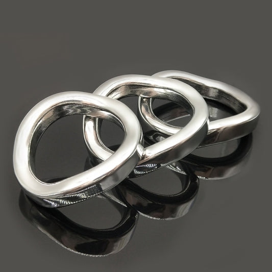 FRRK Metal Penis Rings - Cock Harness Chastity Bondage Belt