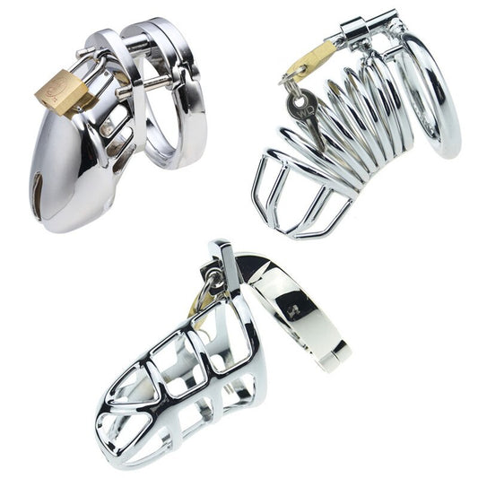 High Quality Alloy Metal Chastity Cock Cage - Sex Toys for Men