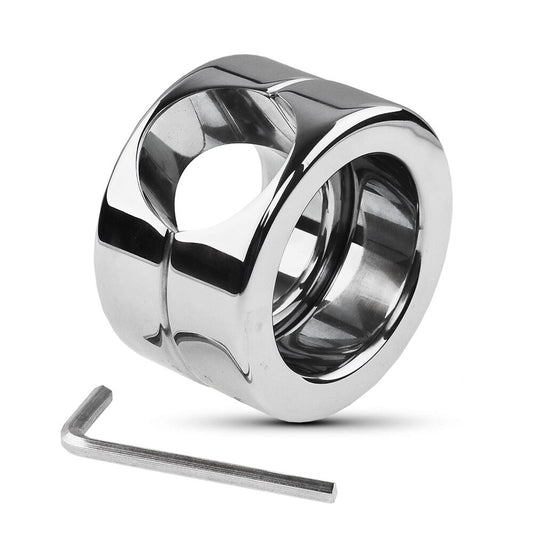 Metal Cockring Clamp - Chastity Training Device