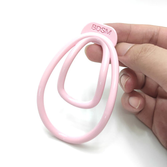 Pink Femboy CLIP Panty Chastity Cage - BDSM Clip