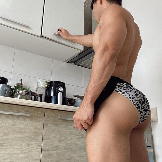 Leopard Print Sissy Panties | Low Waist Underwear