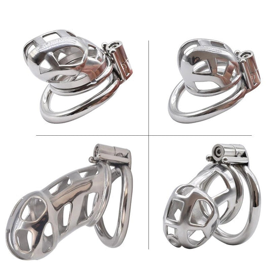 Sissy Screw Lock Mamba Cobra Chastity Cage - BDSM Toy