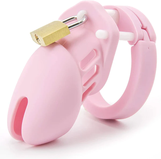 How to use and pay attention to the pink chastity cage