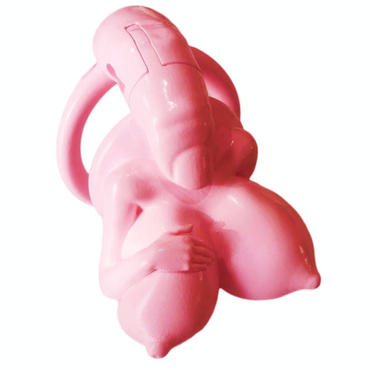 2023 New Pink Chastity Cages - Sissy Male Chastity Devices