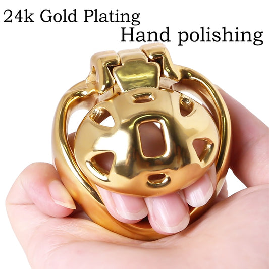 3 Color HTV4 Sissy Cage - Stainless Steel Lockable Penis Lock Cock Cage