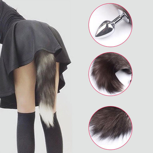 Fox Tail Anal Plug | Metal Adult Sex Toy for Couples