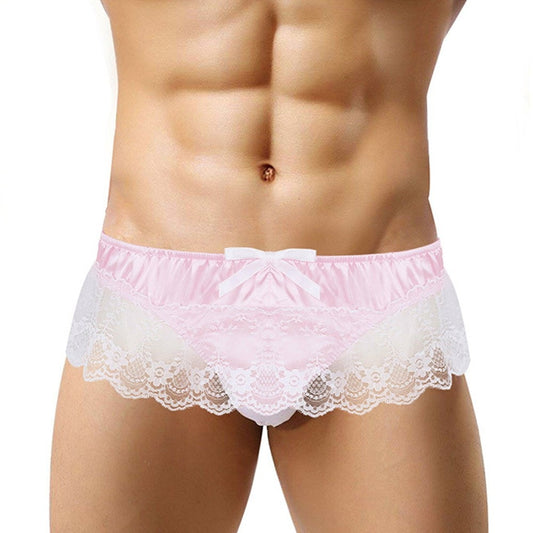 See-Through G-string Thongs | Sexy Lace Skirt Panties