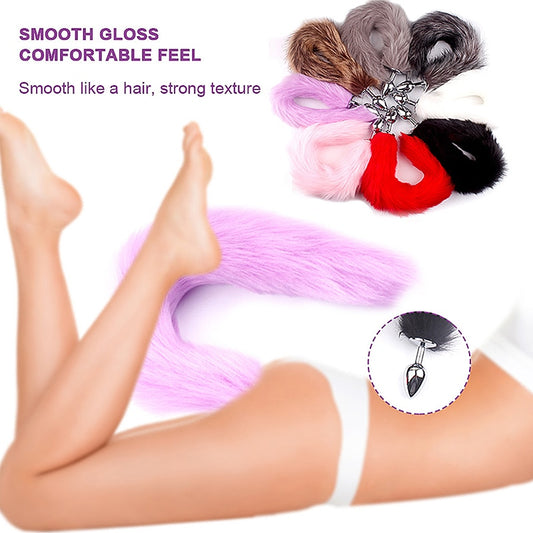 Metal Feather Anal Plug | Erotic Butt Plug Sex Toy