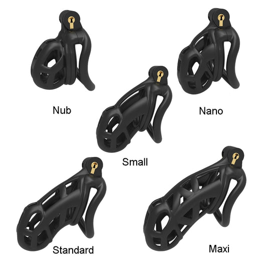 Resin Male Chastity Device | Cobra Cock Cage | Penis Ring